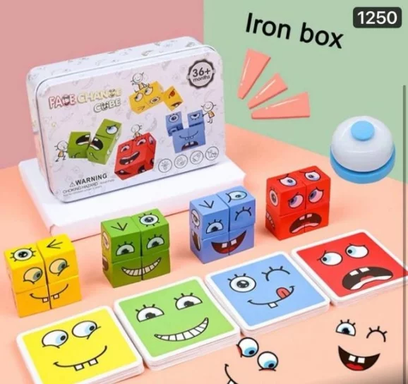 Интерактивная игрушка Face Change Rubik's Cube  мультиколор